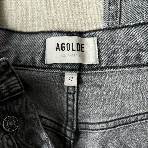 Riley High-Rise Straight Cropped Jeans Gray Size 27 (duplicate) - Picture 13 of 15